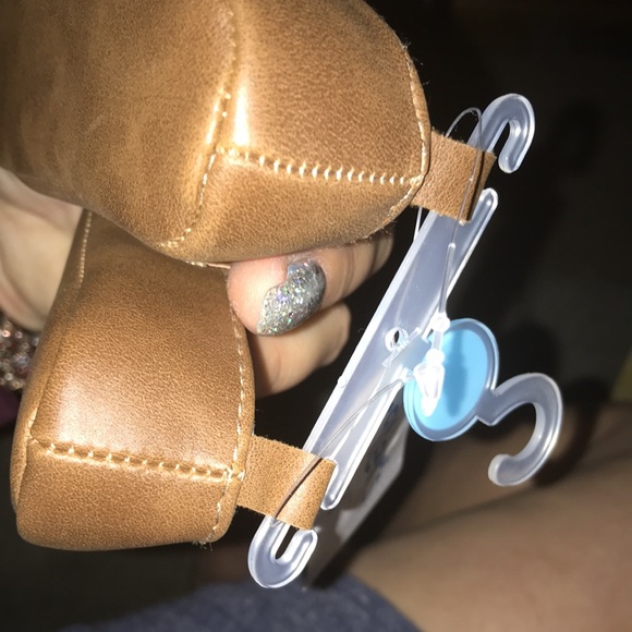 CARTER’S Baby Girl 3-6m Brwn Dress Shoe-Butterfly - Picture 6 of 12